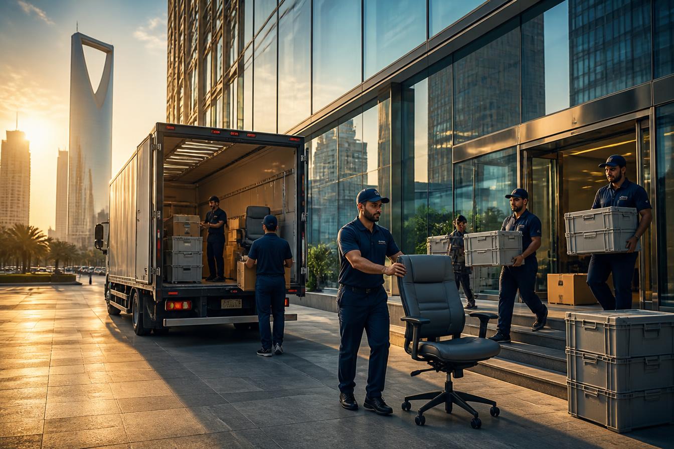 Professional office relocation team in Riyadh